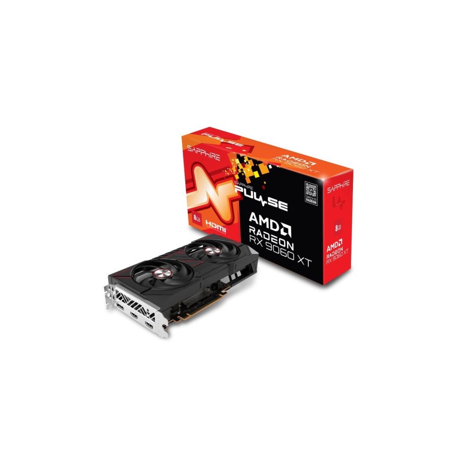 27864-VGA SAPPHIRE PULSE RX 9060 XT GAMING OC,AMD,RX9060XT,8GB,GDDR6,128BIT,2HDMI+2DP (3 VENTILADORES) 27864-VGA SAPPHIRE PULSE RX 9060 XT GAMING OC,AMD,RX9060XT,8GB,GDDR6,128BIT,2HDMI+2DP (3 VENTILADORES)