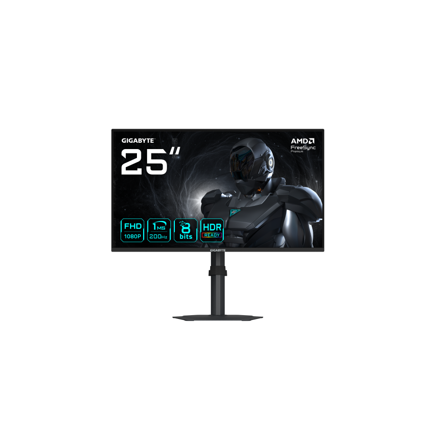 27870-GIGABYTE G25F2 Monitor Gaming 24,5" FHD - 1920 x 1080, 200Hz, 1ms, 300 cd/m2, DisplayHDR 10, HDMI 2.0, DisplayPort 27870-GIGABYTE G25F2 Monitor Gaming 24,5" FHD - 1920 x 1080, 200Hz, 1ms, 300 cd/m2, DisplayHDR 10, HDMI 2.0, DisplayPort