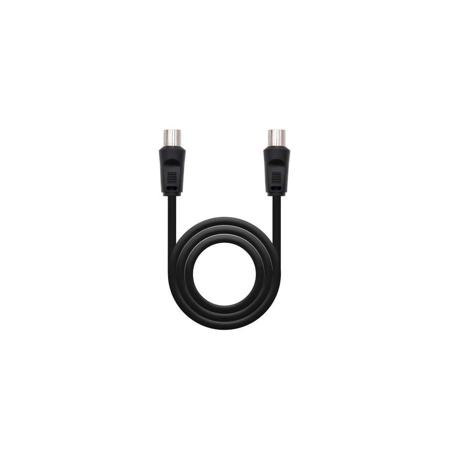 27896-NANOCABLE CABLE ANTENA TV 75 OHM, M-H, 1.8 M (10.26.0202)