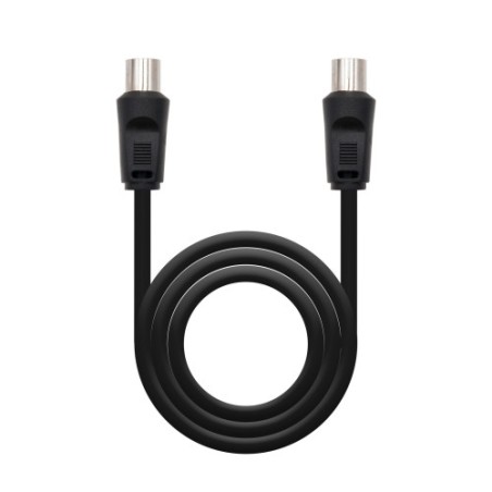 27896-NANOCABLE CABLE ANTENA TV 75 OHM, M-H, 1.8 M (10.26.0202)