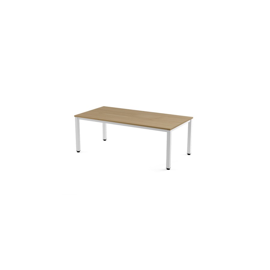 2793-MESA DE OFICINA SERIE EXECUTIVE 200X100 BLANCO/ ROBLE ROCADA 2005AM08