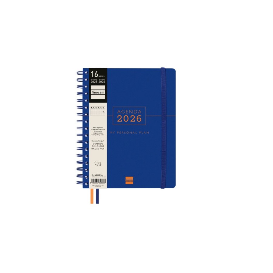 27940-AGENDA 16 MESES SEPTIEMBRE 2025-DICIEMBRE 2026 TEMPUS 4o 155X212 SEMANA VISTA VERTICAL AZUL+ FINOCAM 626600426 27940-AGENDA 16 MESES SEPTIEMBRE 2025-DICIEMBRE 2026 TEMPUS 4o 155X212 SEMANA VISTA VERTICAL AZUL+ FINOCAM 626600426