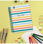 27945-AGENDA ESCOLAR 2025-2026 DIVA 8o 120X164 SEMANA VISTA HORIZONTAL COLORS+ FINOCAM 536100526