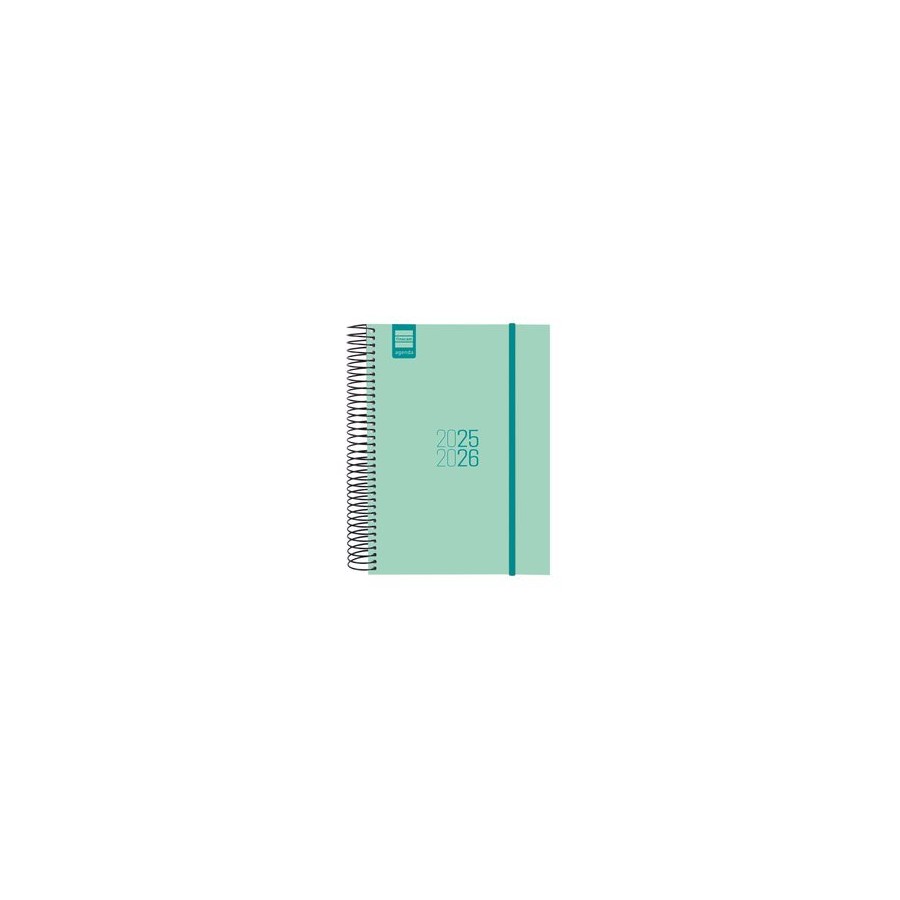 27948-AGENDA ESCOLAR 2025-2026 ESPIR E10-155X212 1DIA PAGINA TURQUESA+ FINOCAM 633120126 27948-AGENDA ESCOLAR 2025-2026 ESPIR E10-155X212 1DIA PAGINA TURQUESA+ FINOCAM 633120126