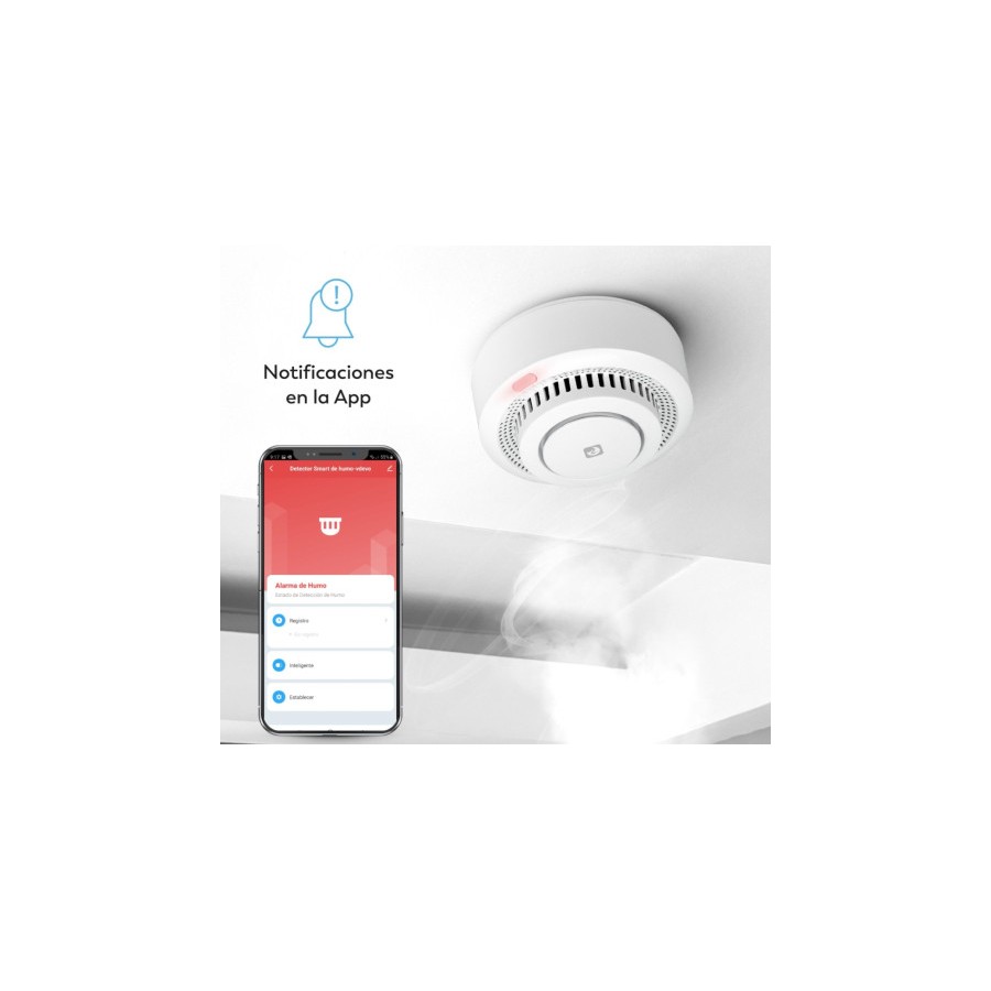 27967-DETECTOR DE SEGURIDAD DE HUMOS SMART WIFI GARZA 401345C 27967-DETECTOR DE SEGURIDAD DE HUMOS SMART WIFI GARZA 401345C