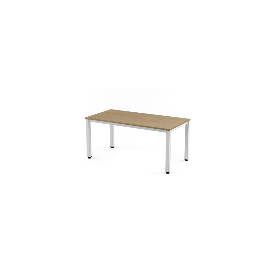 2801-MESA DE OFICINA SERIE EXECUTIVE 120X80 BLANCO/ ROBLE ROCADA 2006AM08