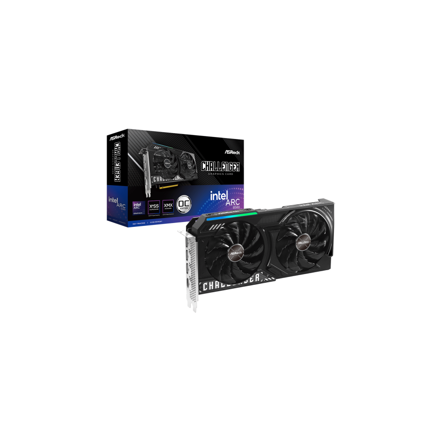 28039-Asrock Intel Arc B580 Challenger 12GB OC Arc A580 GDDR6 28039-Asrock Intel Arc B580 Challenger 12GB OC Arc A580 GDDR6