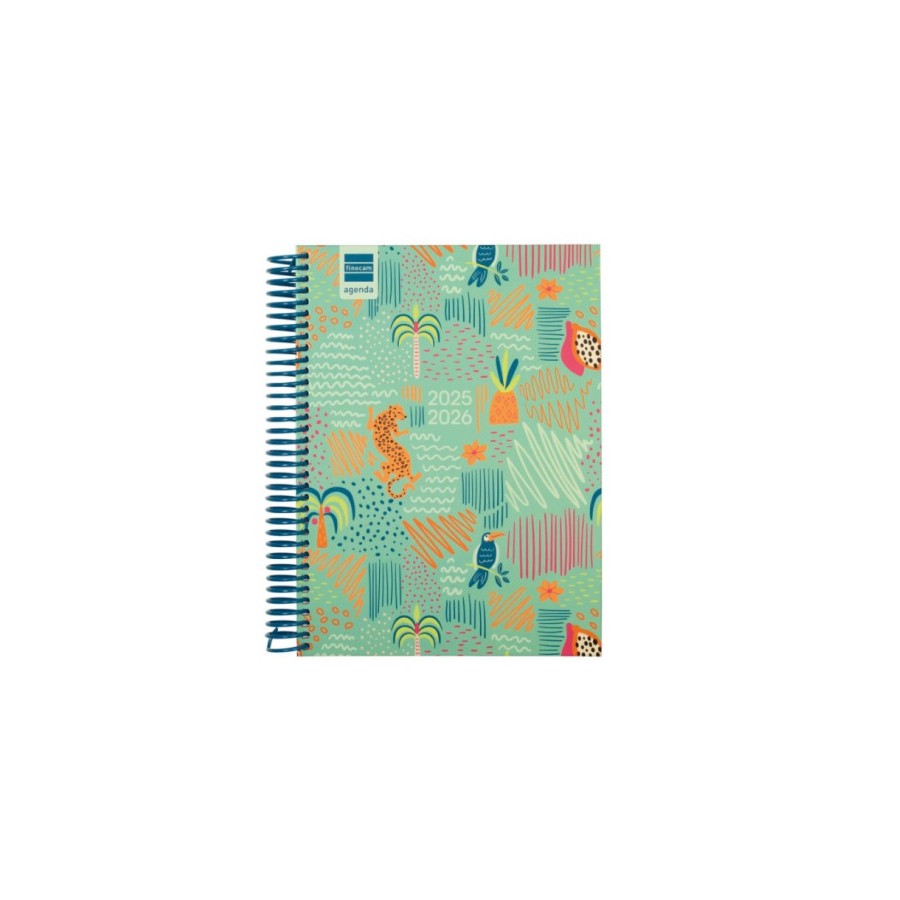 28073-AGENDA ESCOLAR 2025-2026 DIVA 4o 155X212 1DIA PAGINA SELVA+ FINOCAM 536160626