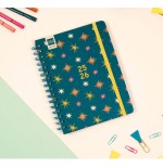 28100-AGENDA ESCOLAR 2025-2026 CURSO COSMO 4o 155X212 SEMANA VISTA HORIZONTAL STARS+ FINOCAM 537050126