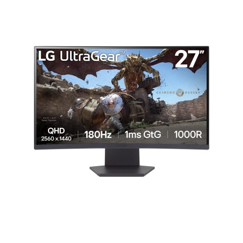 28185-LG 27GS60QC-B pantalla para PC 68,6 cm (27") 2560 x 1440 Pixeles Full HD LCD Negro