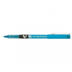 282-BOLIGRAFO ROLLER TINTA LIQUIDA V5 AZUL CLARO PILOT CLBX-V5-LB