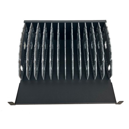 28304-Ewent EW1721 organizador para estacion de carga Acrilonitrilo butadieno estireno (ABS), Metal, Plastico Negro