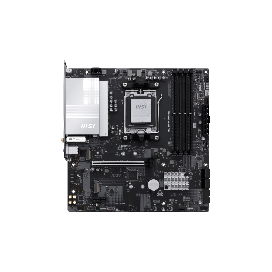 28362-MSI PRO B840M-P WIFI6E placa base AMD B840 Zocalo AM5 micro ATX 28362-MSI PRO B840M-P WIFI6E placa base AMD B840 Zocalo AM5 micro ATX