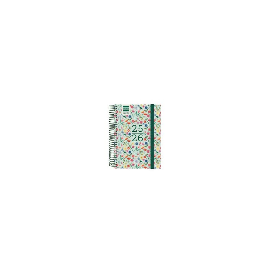 28434-AGENDA ESCOLAR 2025-2026 SECUNDARIA 8o 120X164 1DIA PAGINA FIORI+ FINOCAM 634264926