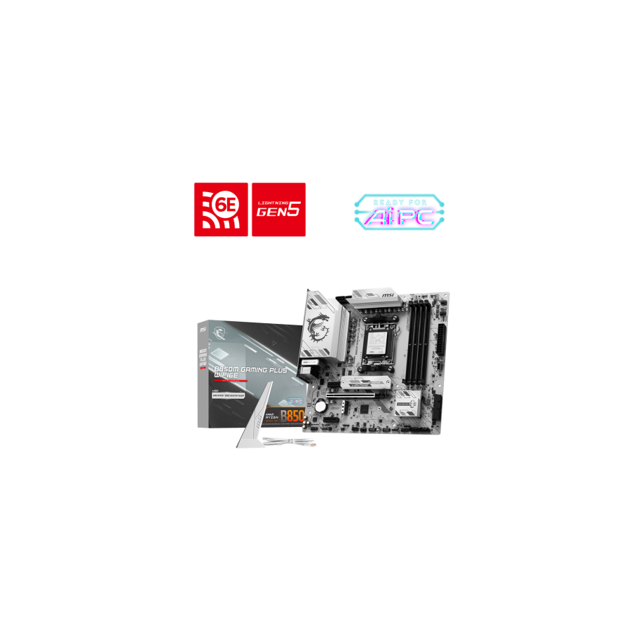 28484-PLACA MSI B850M GAMING PLUS WIFI6E,AMD,AM5,B850,4DDR5,256GB,1HDMI+1DP,4SATA3+2M.2,2.5GBLAN+WIFI6E+BT5.3,9USB3.2,MA 28484-PLACA MSI B850M GAMING PLUS WIFI6E,AMD,AM5,B850,4DDR5,256GB,1HDMI+1DP,4SATA3+2M.2,2.5GBLAN+WIFI6E+BT5.3,9USB3.2,MA
