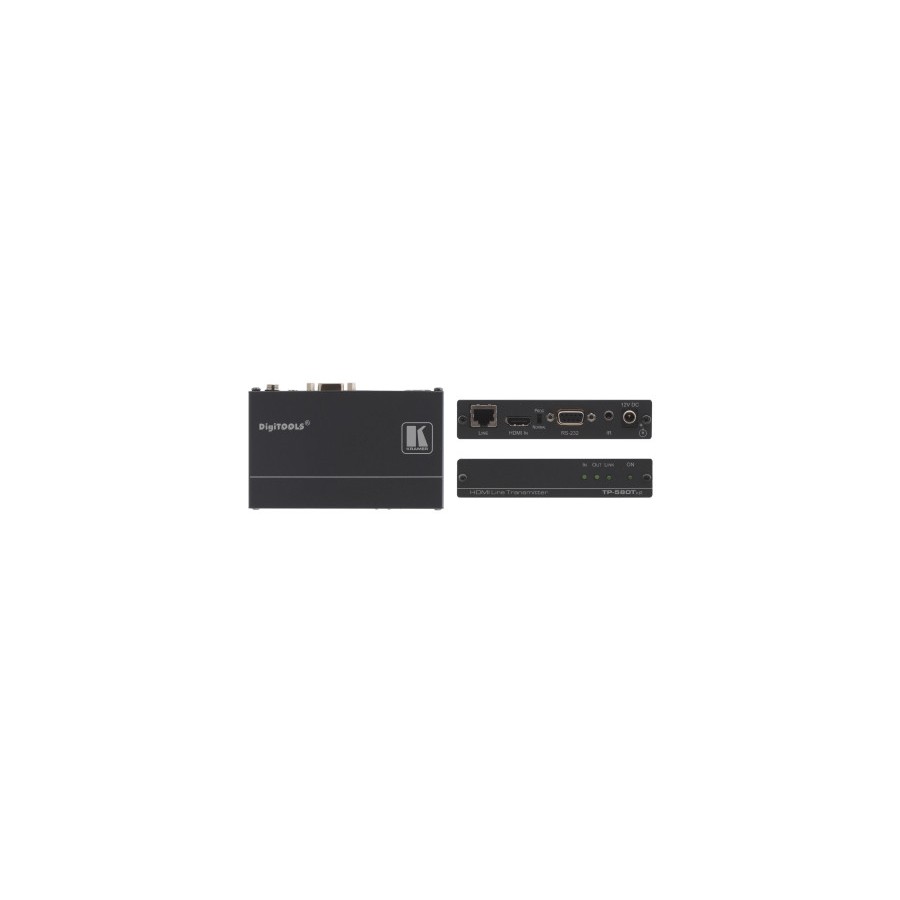 28511-Kramer Electronics TP-580TXR extensor audio/video Transmisor de senales AV Negro