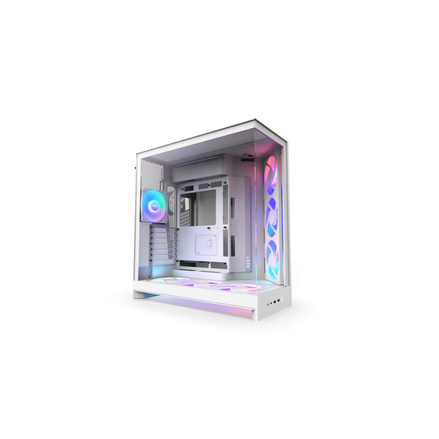 29306-NZXT H9 Flow RGB+ Midi Tower Blanco 29306-NZXT H9 Flow RGB+ Midi Tower Blanco