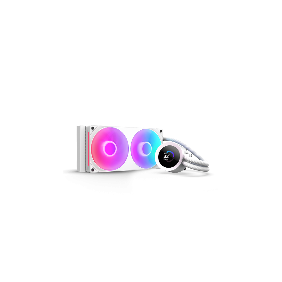 29311-NZXT Kraken Plus RGB 240 Procesador Sistema de refrigeracion liquida todo en uno 12 cm Blanco 29311-NZXT Kraken Plus RGB 240 Procesador Sistema de refrigeracion liquida todo en uno 12 cm Blanco