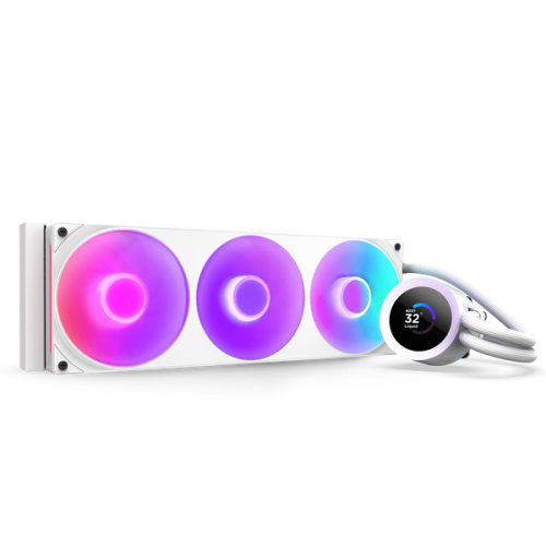 29314-NZXT Kraken Plus 360 RGB Procesador Sistema de refrigeracion liquida todo en uno Blanco 1 pieza(s)
