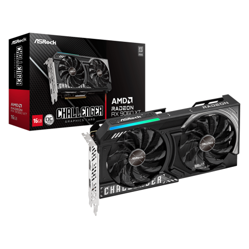 29319-Asrock AMD Radeon RX 9060 XT Challenger 16GB OC GDDR6