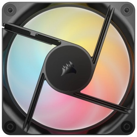 29363-Corsair RS120-R ARGB Carcasa del ordenador Ventilador 12 cm Negro 3 pieza(s)