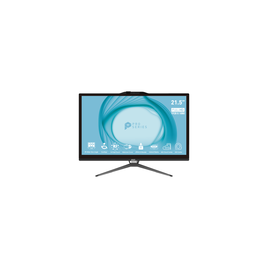 29620-MSI Pro AP222T 13M-208ES IntelR CoreT i3 i3-13100 54,6 cm (21.5") 1920 x 1080 Pixeles Pantalla tactil PC todo en u 29620-MSI Pro AP222T 13M-208ES IntelR CoreT i3 i3-13100 54,6 cm (21.5") 1920 x 1080 Pixeles Pantalla tactil PC todo en u