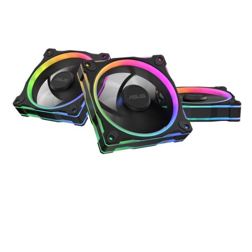 29694-ASUS Prime MR120 Fan ARGB Reverse Black 3in1 Carcasa del ordenador Ventilador 12 cm Negro 3 pieza(s)