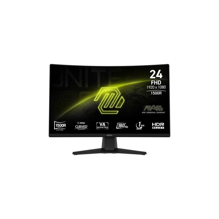 29735-MSI MAG 242C pantalla para PC 59,9 cm (23.6") 1920 x 1080 Pixeles Full HD LCD Negro 29735-MSI MAG 242C pantalla para PC 59,9 cm (23.6") 1920 x 1080 Pixeles Full HD LCD Negro