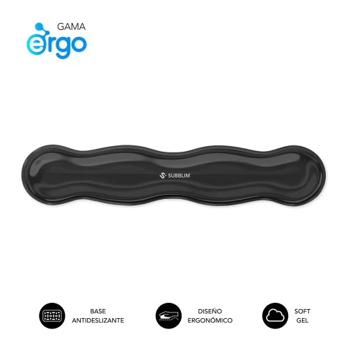 29792-SUBBLIM ERGO CRYSTAL FLEX KEYB BLACK