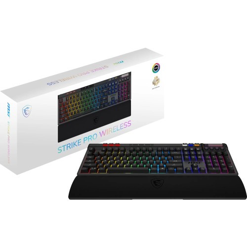 29795-TECLADO MSI STRIKE PRO WIRELESS SILENT ES