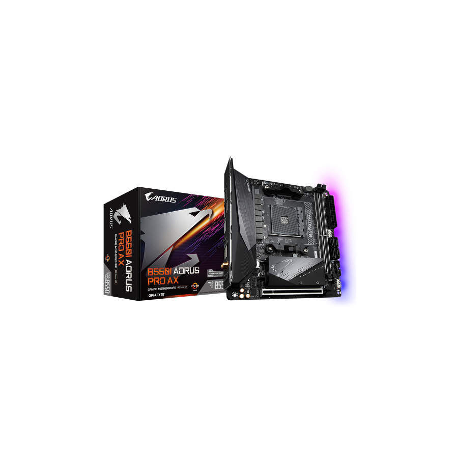 29796-Gigabyte B550I AORUS PRO AX Zocalo AM4 mini ITX AMD B550 29796-Gigabyte B550I AORUS PRO AX Zocalo AM4 mini ITX AMD B550