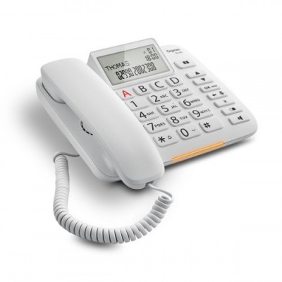 Gigaset DL380 Telefono analogico Blanco Identificador de llamadas