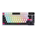 29925-ASUS ROG Azoth X teclado Juego USB + RF Wireless + Bluetooth Negro, Blanco