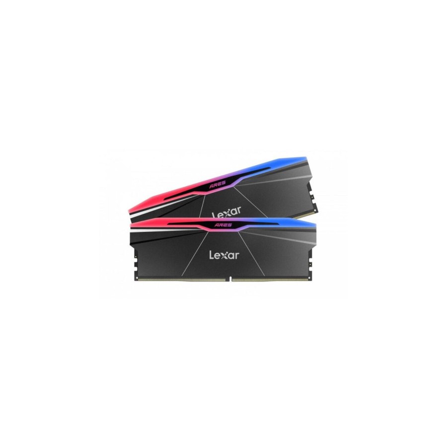 30033-LEXAR MEMORIA ARES 2.0 DDR5 6000 CL26 1.35V MEMORY WITH HEATSINK AND RGB LIGHTING,DUAL PACK, BLACK COLOR 30033-LEXAR MEMORIA ARES 2.0 DDR5 6000 CL26 1.35V MEMORY WITH HEATSINK AND RGB LIGHTING,DUAL PACK, BLACK COLOR
