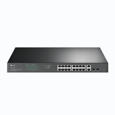 30035-TP-LINK TL-SG1218MP switch Gigabit Ethernet (10/100/1000) Energia sobre Ethernet (PoE) Negro