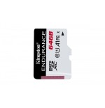 30052-Kingston Technology High Endurance memoria flash 64 GB MicroSD Clase 10 UHS-I