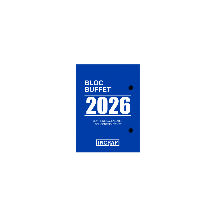 30177-BLOC BUFFET 2026 INGRAF CASTELLANO INGRAF 356408 30177-BLOC BUFFET 2026 INGRAF CASTELLANO INGRAF 356408