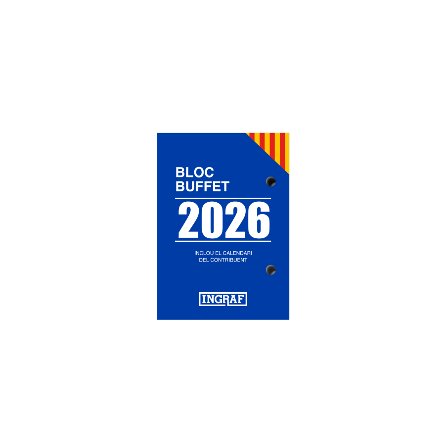 30179-BLOC BUFFET 2026 INGRAF CATALAN INGRAF 356434 30179-BLOC BUFFET 2026 INGRAF CATALAN INGRAF 356434