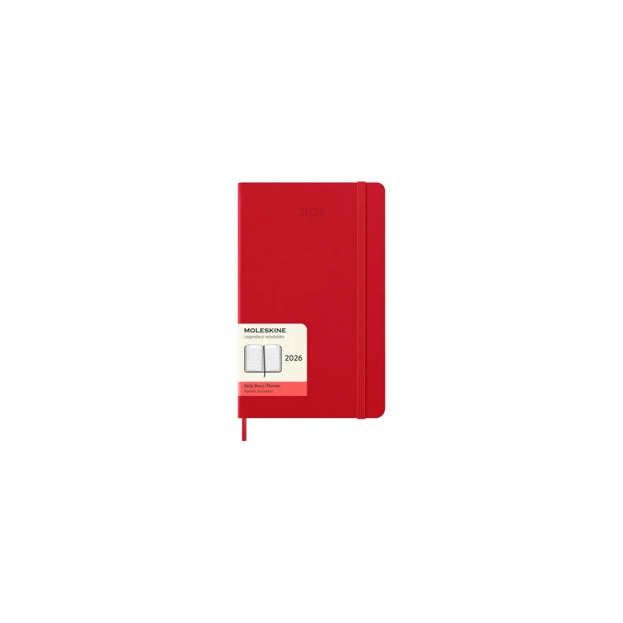 30220-AGENDA 2026 TAPA DURA 12 MESES DIARIA L (13 X 21 CM) ROJO MOLESKINE DHF212DC3Y26 30220-AGENDA 2026 TAPA DURA 12 MESES DIARIA L (13 X 21 CM) ROJO MOLESKINE DHF212DC3Y26