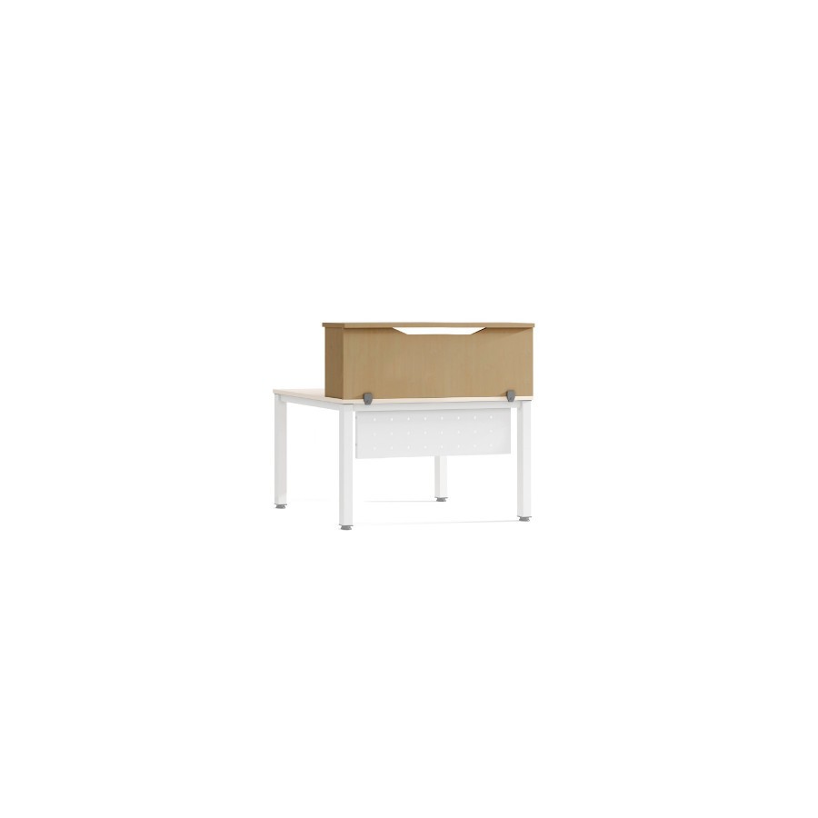3031-MODULO RECEPCION ALTILLO 120CM ROBLE / ROBLE. MEDIDAS 120X40X30CM. (MESA NO INCLUIDA EN EL PRECIO, SE COMPRA APARTE