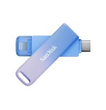 30311-SanDisk Creator Phone Drive unidad flash USB 128 GB USB Type-C / Lightning 3.2 Gen 1 (3.1 Gen 1) Azul, Lila