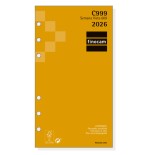30386-RECAMBIO ANUAL 2026 C999 CLASSIC609 94X171MM SEMANA VISTA HORIZONTAL FINOCAM 201260026