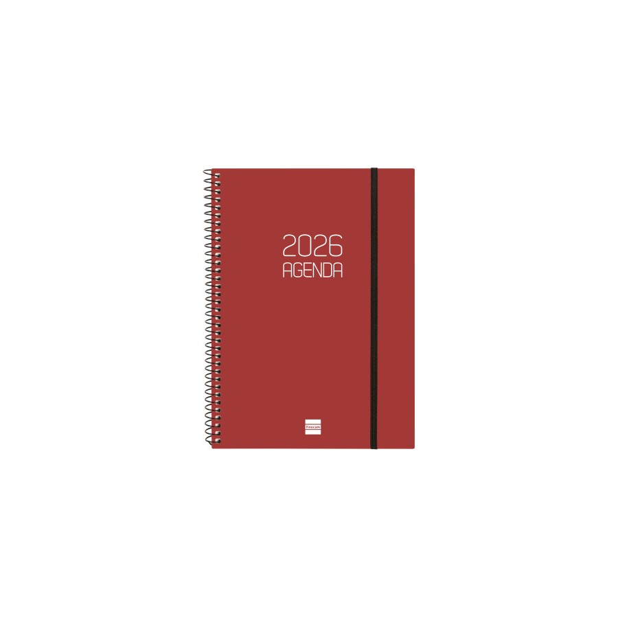 30439-AGENDA 2026 BASIC OPAQUE E10 155X212MM SEMANA VISTA HORIZONTAL BURDEOS FINOCAM 742767426 30439-AGENDA 2026 BASIC OPAQUE E10 155X212MM SEMANA VISTA HORIZONTAL BURDEOS FINOCAM 742767426