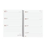 30441-AGENDA 2026 BASIC OPAQUE E10 155X212MM SEMANA VISTA HORIZONTAL BURDEOS FINOCAM 742767426