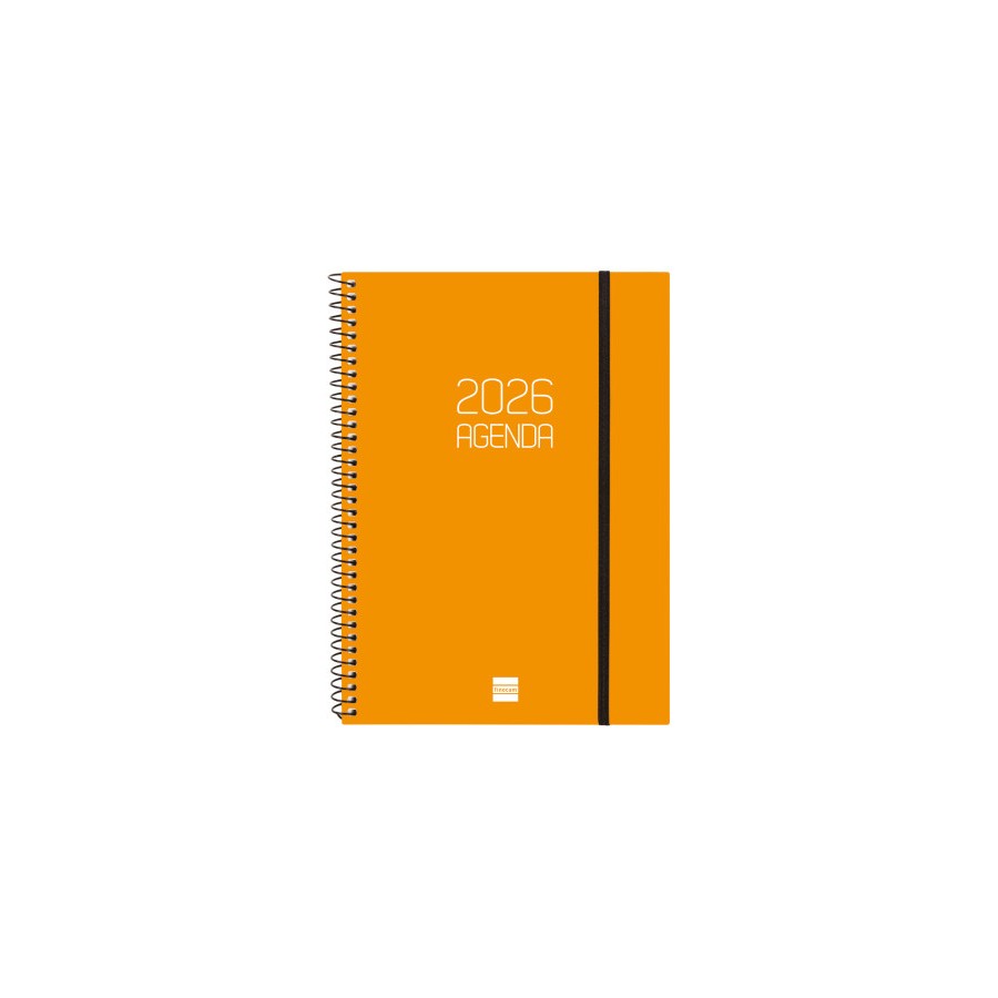 30442-AGENDA 2026 BASIC OPAQUE E10 155X212MM SEMANA VISTA HORIZONTAL NARANJA FINOCAM 742762926 30442-AGENDA 2026 BASIC OPAQUE E10 155X212MM SEMANA VISTA HORIZONTAL NARANJA FINOCAM 742762926
