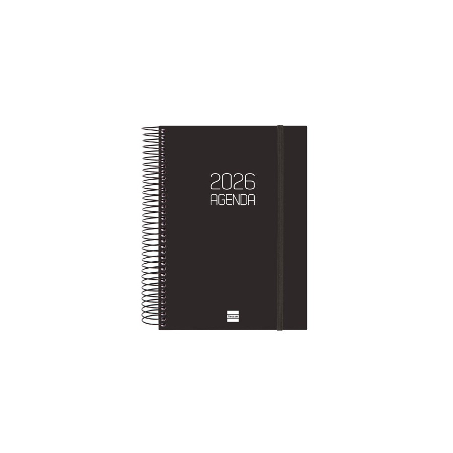 30449-AGENDA 2026 BASIC OPAQUE E10 155X212MM DIA PAGINA NEGRO FINOCAM 742916026 30449-AGENDA 2026 BASIC OPAQUE E10 155X212MM DIA PAGINA NEGRO FINOCAM 742916026