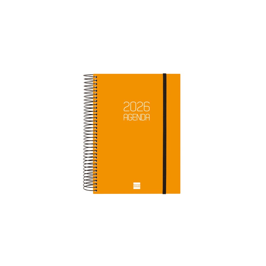 30454-AGENDA 2026 BASIC OPAQUE E10 155X212MM DIA PAGINA NARANJA FINOCAM 742912926 30454-AGENDA 2026 BASIC OPAQUE E10 155X212MM DIA PAGINA NARANJA FINOCAM 742912926