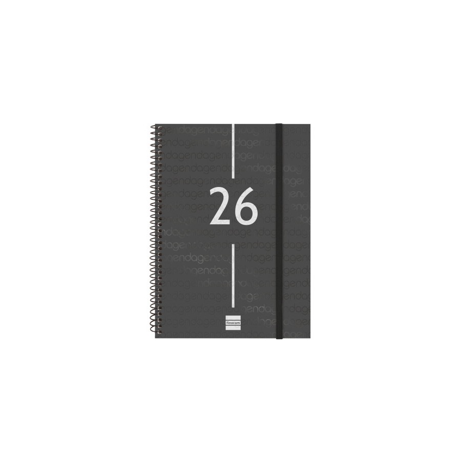 30470-AGENDA 2026 BASIC YEAR E10 155X212MM SEMANA VISTA HORIZONTAL NEGRO FINOCAM 741456026 30470-AGENDA 2026 BASIC YEAR E10 155X212MM SEMANA VISTA HORIZONTAL NEGRO FINOCAM 741456026