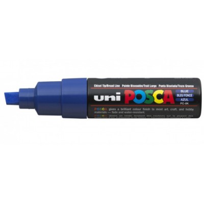 MARCADOR PC 8K POSCA PUNTA B 8MM AZUL UNI BALL 148866000