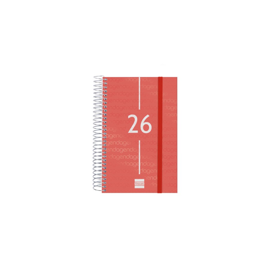 30478-AGENDA 2026 BASIC YEAR E5 117X181MM DIA PAGINA ROJO FINOCAM 741093026 30478-AGENDA 2026 BASIC YEAR E5 117X181MM DIA PAGINA ROJO FINOCAM 741093026